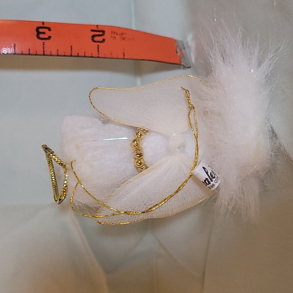 Annalee Christmas Ornament. Angel Cat with Wings and Halo 2008 - Picture 5 of 7